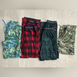Lot of 6 Boys Pajamas in Size Medium (5) & Small (1) Tommy‎ Hilfiger Cat & Jack